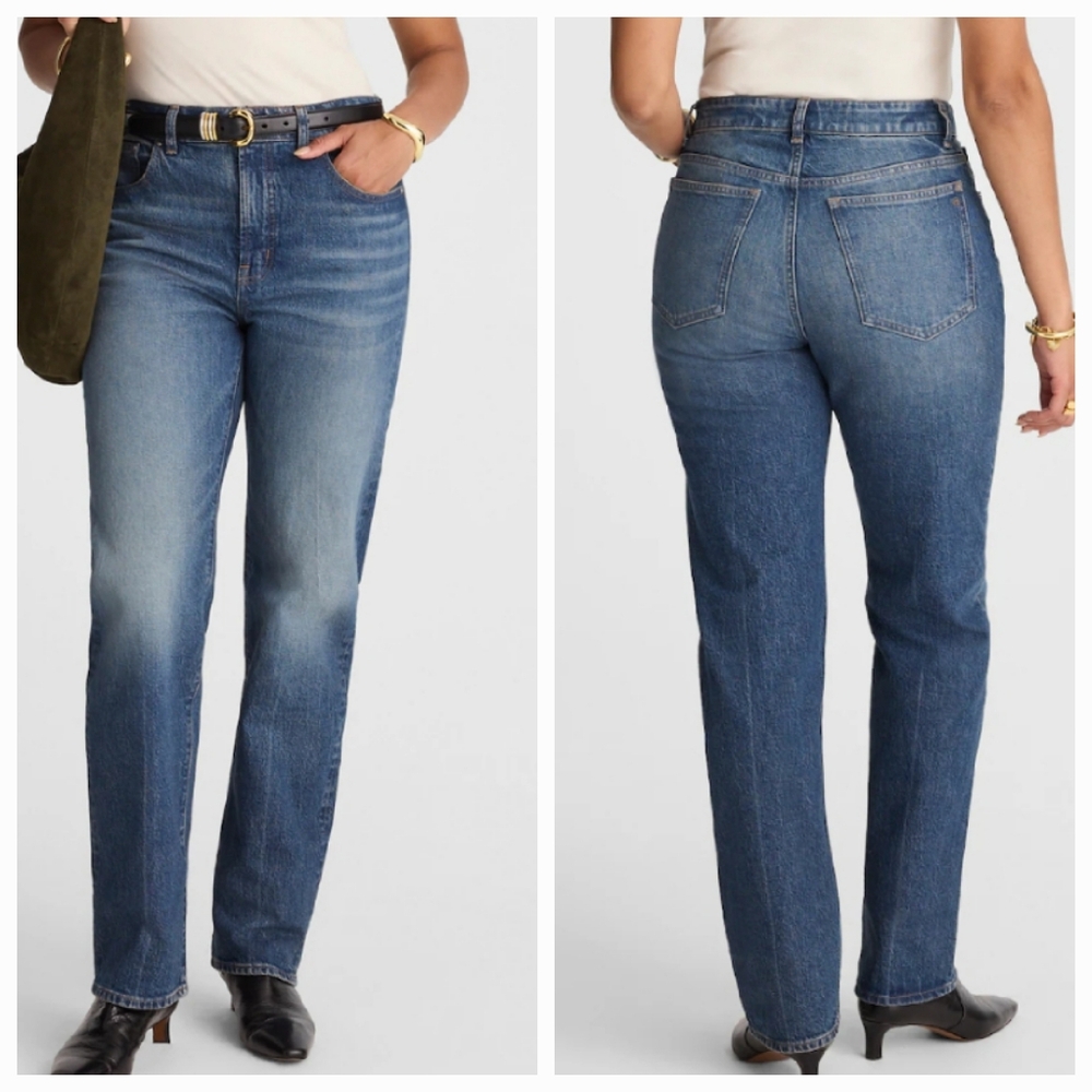 Madewell The Curvy Longline Straight Jean